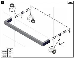Полотенцедержатель Roca Nuova хром 816527001, 4