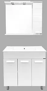 Тумба-умывальник напольная Comforty Модена 90 белый Тумба-умывальник напольная Comforty Модена 90 белый, 4