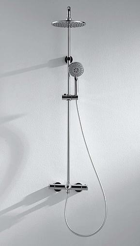 Душевая система с термостатом для ванны Bravat Waterfall хром F639114C-A2-RUS