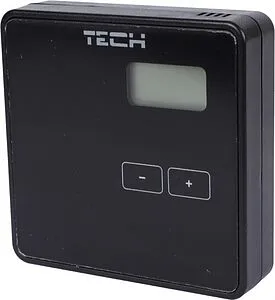 Проводной комнатный терморегулятор TECH ST-R-9b черный WG.11.0546, 3