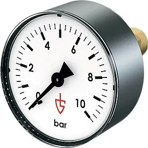 Манометр аксиальный Goetze 50мм 10 бар ¼&quot; GTZFCM001, 1