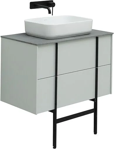 Тумба под умывальник подвесной Allen Brau Reality 80 папирус 1.32005.PWM