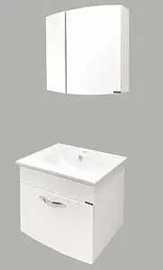 Тумба-умывальник подвесная Comforty Лаура 60-1 белый Тумба-умывальник подвесная Comforty Лаура 60-1 белый, 5