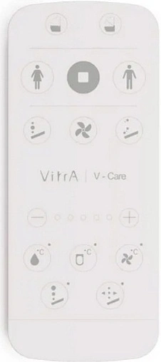 Умный унитаз-биде подвесной безободковый VitrA V-Care Prime Rim-Ex белый 7231B403-6216