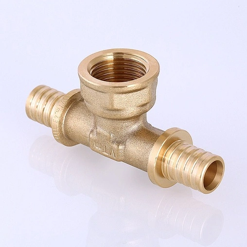 Тройник аксиальный переходной 16мм x ½&quot;в x 16мм Valtec VTm.432.G.160416