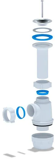 Сифон бутылочный для мойки Ани Пласт Грот A0500 Сифон бутылочный для мойки Ани Пласт Грот A0500