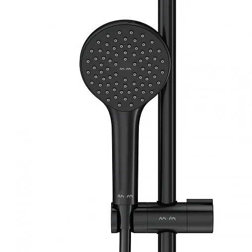 Душевая система без смесителя Am.Pm Gem чёрный матовый F0790022