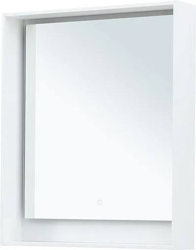 Зеркало с подсветкой Aquanet Милан 70 белый глянец 00336391