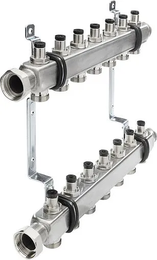 Группа коллекторная без расходомеров 10 отводов 1&quot;нг x ¾&quot;ек TECEflex 712548