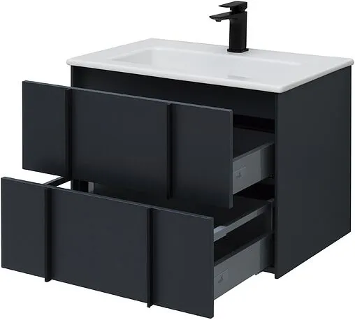 Тумба под умывальник подвесной Allen Brau Reality 70 антрацит 1.32004.AM