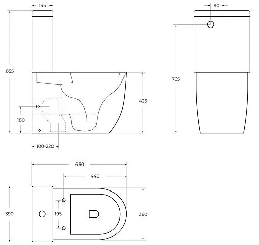 Чаша унитаза BelBagno Sfera-R белый BB2141CPR/SC