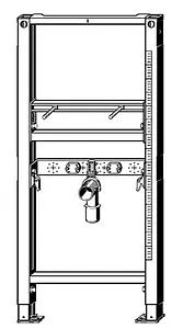 Инсталляция для раковины Viega Prevista Dry 8535 776183, 3