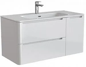 Тумба-умывальник подвесная IDDIS Edifice 100 белый EDI10W1i95K Тумба-умывальник подвесная IDDIS Edifice 100 белый EDI10W1i95K, 1