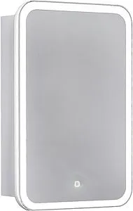 Шкаф-зеркало Jorno Modul 60 белый Mol.03.60/P/W/JR, 1