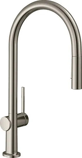 Смеситель для кухни с выдвижным изливом Hansgrohe Talis M54 210 1jet под сталь 72802800