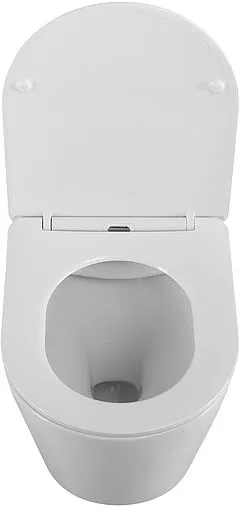 Унитаз подвесной безободковый BelBagno Flay-R белый BB053CHR/SC