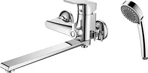 Смеситель для ванны с длинным изливом D&K Rhein Hertz хром DA1293301 Смеситель для ванны с длинным изливом D&K Rhein Hertz хром DA1293301, 1