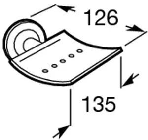 Мыльница Roca Hotels Classic хром 815410001 Мыльница Roca Hotels Classic хром 815410001, 2