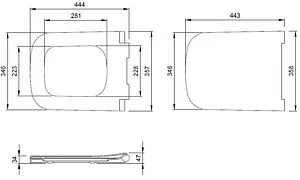 Крышка-сиденье для унитаза с микролифтом Allen Brau Infinity черный матовый 4.21014.31 Крышка-сиденье для унитаза с микролифтом Allen Brau Infinity черный матовый 4.21014.31, 2