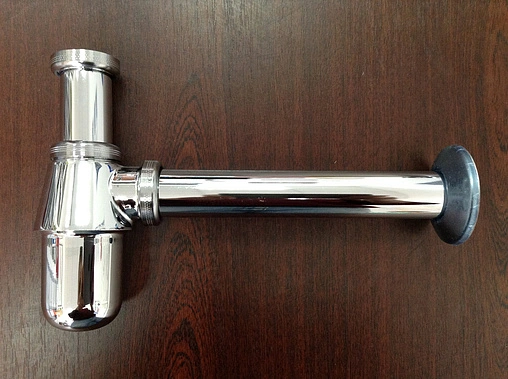 Сифон бутылочный для раковины Viega 5753 хром 100674