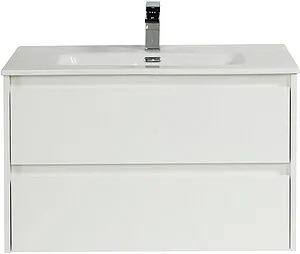 Тумба-умывальник подвесная BelBagno KRAFT 100 Bianco Opaco KRAFT-1000-2C-SO-BO+, 1