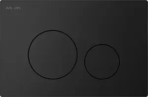 Клавиша смыва для унитаза Am.Pm Pro L I049038 черный матовый, 1