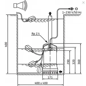 Насос дренажный Q=13м³/ч H=8м Wilo Drain TSW 32/8-A 6045167 Насос дренажный Q=13м³/ч H=8м Wilo Drain TSW 32/8-A 6045167, 5