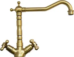Смеситель для кухни Ulgran бронза U-014 Смеситель для кухни Ulgran бронза U-014, 1