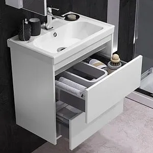 Тумба под умывальник подвесной Opadiris Фреш 60 белый 00-00007085, 3