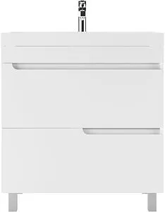 Тумба-умывальник напольная Айсберг Веста 80 белый DV5908T+4670142930020 Тумба-умывальник напольная Айсберг Веста 80 белый DV5908T+4670142930020, 3