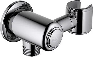 Шланговое подключение с держателем Aquatek Классик хром AQ2462CR Шланговое подключение с держателем Aquatek Классик хром AQ2462CR, 1