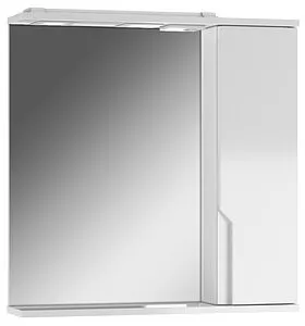 Шкаф-зеркало Домино Optima 65 R белый DO1907HZ Шкаф-зеркало Домино Optima 65 R белый DO1907HZ, 1