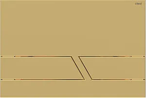 Клавиша смыва для унитаза CTESI Kali BK0202154 золото Клавиша смыва для унитаза CTESI Kali BK0202154 золото, 1