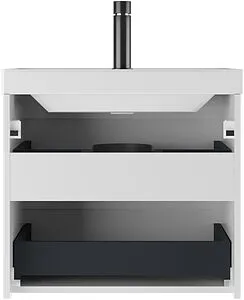 Тумба-умывальник подвесная Домино Verona 60 белый DV2504T+4670142930044 Тумба-умывальник подвесная Домино Verona 60 белый DV2504T+4670142930044, 5