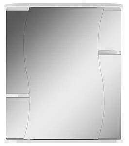 Шкаф-зеркало Айсберг Волна 2-60 L белый DA1040HZ Шкаф-зеркало Айсберг Волна 2-60 L белый DA1040HZ, 2