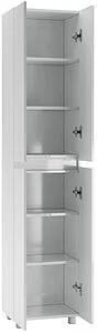 Шкаф-пенал напольный Айсберг Норма 45 белый DA1644P Шкаф-пенал напольный Айсберг Норма 45 белый DA1644P, 4