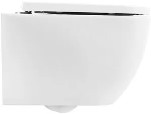 Унитаз подвесной безободковый BelBagno Alpina белый BB10100CHR/SC Унитаз подвесной безободковый BelBagno Alpina белый BB10100CHR/SC, 5