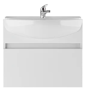 Тумба-умывальник подвесной Айсберг Классик 60 белый DA3007T+4607152361513 Тумба-умывальник подвесной Айсберг Классик 60 белый DA3007T+4607152361513, 3