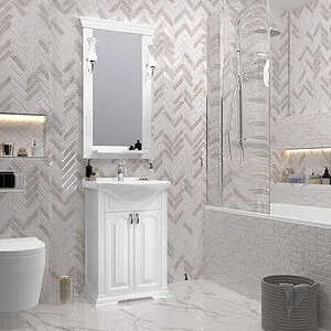 Тумба под умывальник напольный Opadiris Риспекто 55 белый матовый 00-00007072 Тумба под умывальник напольный Opadiris Риспекто 55 белый матовый 00-00007072, 4