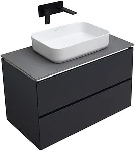 Тумба-умывальник подвесной Allen Brau Infinity 85 антрацит 1.21001.AM+ Тумба-умывальник подвесной Allen Brau Infinity 85 антрацит 1.21001.AM+, 5