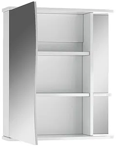 Шкаф-зеркало Айсберг Волна 1-60 L белый DA1034HZ Шкаф-зеркало Айсберг Волна 1-60 L белый DA1034HZ, 3