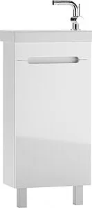 Тумба-умывальник напольный Айсберг Аура 40 белый DA2504T+S-UM-COM40/1-w Тумба-умывальник напольный Айсберг Аура 40 белый DA2504T+S-UM-COM40/1-w, 1