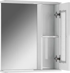 Шкаф-зеркало Айсберг Кристалл 60 белый DA1802HZ Шкаф-зеркало Айсберг Кристалл 60 белый DA1802HZ, 3