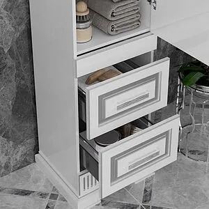 Шкаф-пенал напольный Opadiris Оникс 50 R белый Z0000005504 Шкаф-пенал напольный Opadiris Оникс 50 R белый Z0000005504, 5