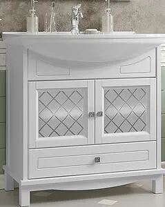 Тумба-умывальник напольная Opadiris Омега 75 белый матовый 00-00007357+4620008197470 Тумба-умывальник напольная Opadiris Омега 75 белый матовый 00-00007357+4620008197470, 1