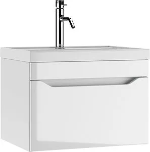 Тумба-умывальник подвесная Айсберг Ева 60 белый DA5901T+4670142930044 Тумба-умывальник подвесная Айсберг Ева 60 белый DA5901T+4670142930044, 1
