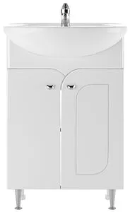 Тумба-умывальник напольная Айсберг Радуга 55 белый DA1141TR+Вн МуБ03 Тумба-умывальник напольная Айсберг Радуга 55 белый DA1141TR+Вн МуБ03, 5