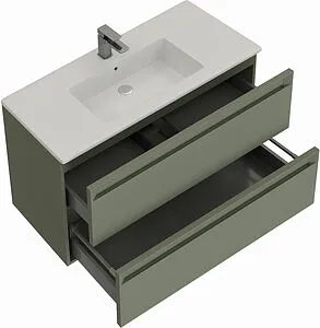 Тумба-умывальник подвесная Allen Brau Eclipse 2.0 80 олива 1.E1002.CGM 2.0+4.11025.20 Тумба-умывальник подвесная Allen Brau Eclipse 2.0 80 олива 1.E1002.CGM 2.0+4.11025.20, 3