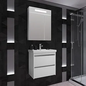 Шкаф-зеркало Opadiris Фреш 60 белый Z0000010395 Шкаф-зеркало Opadiris Фреш 60 белый Z0000010395, 4