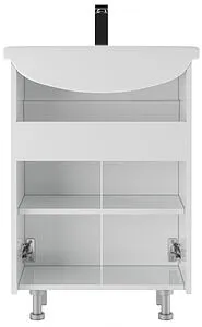Тумба-умывальник напольная Айсберг Норма 55 белый DA1629T+Вн МуБ03 Тумба-умывальник напольная Айсберг Норма 55 белый DA1629T+Вн МуБ03, 5
